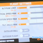 Parrot Drone App control screen picture