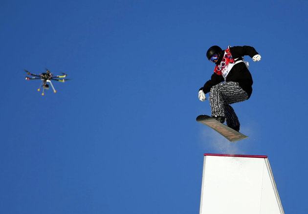 Drone filming at sochi
