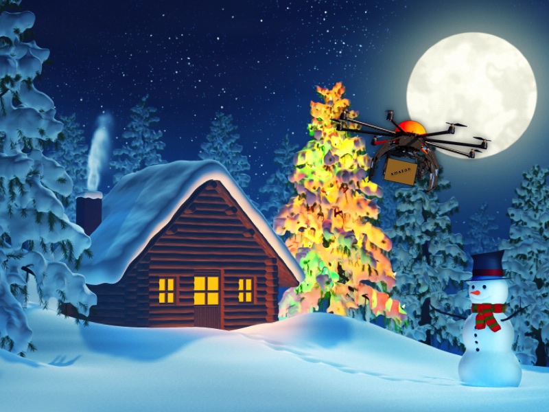 Christmas drones for sale picture