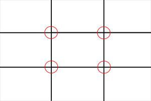 rule of thirds in drone photography