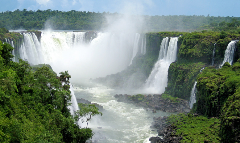 south american drone photo